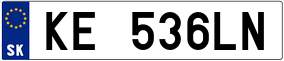Truck License Plate